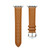 Diamond Lattice Genuine Leather Watch Band for Apple Watch Ultra 49mm / Series 8&7 45mm / SE 2&6&SE&5&4 44mm