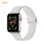 For Apple Watch Series 6 / 5 / 4 / SE 44mm Hat-Prince ENKAY 2 in 1 Adjustable Flexible Polyester Watch Band + Full Screen Full Glue PMMA Curved HD Screen Protector
