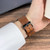 Retro Texture Leather Watch Band