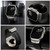 Vertical Texture Titanium Buckle Elastic Silicone Watch Band