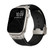 Vertical Texture Titanium Buckle Elastic Silicone Watch Band