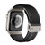 Vertical Texture Titanium Buckle Elastic Silicone Watch Band