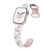 Colorful Butterfly Pattern 8-shaped Buckle Silicone Watch Band