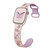 Colorful Butterfly Pattern 8-shaped Buckle Silicone Watch Band