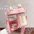 840ml Cartoon Doll Double-Drinking Kettle Cute High Temperature Resistant Portable Water Cup