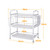 Multi-function Kitchen Stainless Steel Three Layers Flower Shape Steel Sheet Rack Hanging Bowl Dish Holder