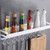 80cm 10 Hooks Kitchen Multi-function Wall Hanging Holder Seasoning Storage Rack