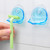Bathroom Storage Tools Suction Cup Shaving Razor Rack Holder Storage Shaver Rack Wall Hook Hangers Sucker(Clear Blue)