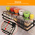 25cm Kitchen Punch-free Wall Mount Seasoning Storage Rack