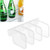 4pcs / Set Refrigerator Internal Drawer Shelf Classification Partition Plastic Transparent Baffle
