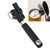 Single Handle Professional Ergonomic Manual Side Cut Can Opener Bottle Opener (Black)