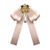 Ladies Retro Style Cloth Fabric Pearl Diamond Brooch Bow Tie Bow Clothing Accessories