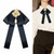 Ladies Retro Style Cloth Fabric Pearl Diamond Brooch Bow Tie Bow Clothing Accessories