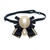 Women Pearl Bow-knot Bow Tie Cloth Brooch Clothing Accessories