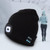 Unisex Warm Winter Polyacrylonitrile Knit Hat Adult Head Cap with LED and Bluetooth