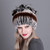 Rex Rabbit Fur Woven Female Models Leather Warm Thickening Colorful Knit Hat