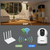 SirHome SH038 5MP QHD 5G WiFi IP Camera, Support Night Color & Motion Detection & Two Way Talk & Human Detection & TF Card, US Plug
