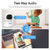 ESCAM PT201 HD 1080P Dual-band WiFi IP Camera, Support Night Vision / Motion Detection / Auto Tracking / TF Card / Two-way Audio, EU Plug