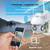 PTZ Control 355 Degree Rotation Infrared WiFi Smart Dome Camera, Two-Way Voice Intercom Monitor