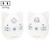 Wireless Audio Baby Monitor Support Voice Monitoring + Intercom + Night Light without Battery