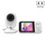 Temperature Detection 2 Way Voice Baby Security Video Camera 2.8-inch LCD Baby Monitor