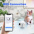 ESCAM QF011 2MP Smart Pet Robot Camera with Night Vision & APP Remote Control