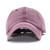Women Solid Color Washable Purified Cotton Baseball Cap Hip Hop Hat