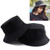 Solid Color Cotton Double-sided Wearable Fisherman Hat for Women
