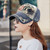 13948 Shark Pattern Washable Baseball Cap Spring and Autumn Sun Hat