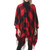 Fashion Classic Split Plaid Shawl Fringed Thickening Imitation Cashmere Cloak
