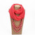 National Style Scarf with Imitation Pearl Necklace