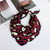 Spring and Summer Chiffon Triangle Small Scarf Wild Scarf Headband