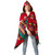 Autumn And Winter Horn Buckle Ethnic Style Hooded Cloak Shawl Bohemian Hooded Shawl