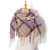 Autumn & Winter Fringed Scarf Plaid Square Scarf Thickening Ladies Shawl