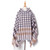 Spring Autumn Winter Checkered Pattern Hooded Cloak Shawl Scarf