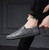 Casual Breathable Round Head Leather Shoes for Men