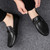 Soft and Comfortable Round Head PCowpea Embossing Surface Leather Shoes for Men