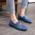 Men Pointed Toe Solid Color Casual Shine Loafer