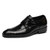 Crocodile Pattern Business Flat Bottom Leather Formal Shoes