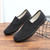 LuTai Men Loafers Rubber Sole Shoes Breathable Wear-Resistant Casual Shoes