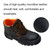 215 Microfiber Leather Anti-puncture Wear-resistant Work Shoes Smash-proof Oil-resistant Safety Shoes, Spec: