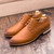 JL-1022 Men British Pointed Leather Shoes Business Casual Shoes