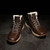 GG-858 Men Snow Boots Velvet Keep Warm Thick Bottom Men Boots