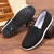 Men Spring and Summer Breathable Slip-on Canvas Breathable Non-slip Work Shoes