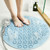 Bathroom Anti-slip Round Mat Suction Cup Massage Foot Pad
