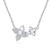 S925 Sterling Silver Hydrangea Women Nacklace Jewelry