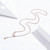 Star Moon S925 Sterling Silver Rose Gold Plated Necklace