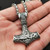 Mjolnir Pendant Viking Protective Talisman Hammer Necklace