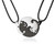 Couples Jewelry Necklaces Titanium Steel Animal Cat Pendants Necklace