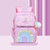 5177 Cute Unicorn Pattern Waterproof Breathable Student Schoolbag, Size: